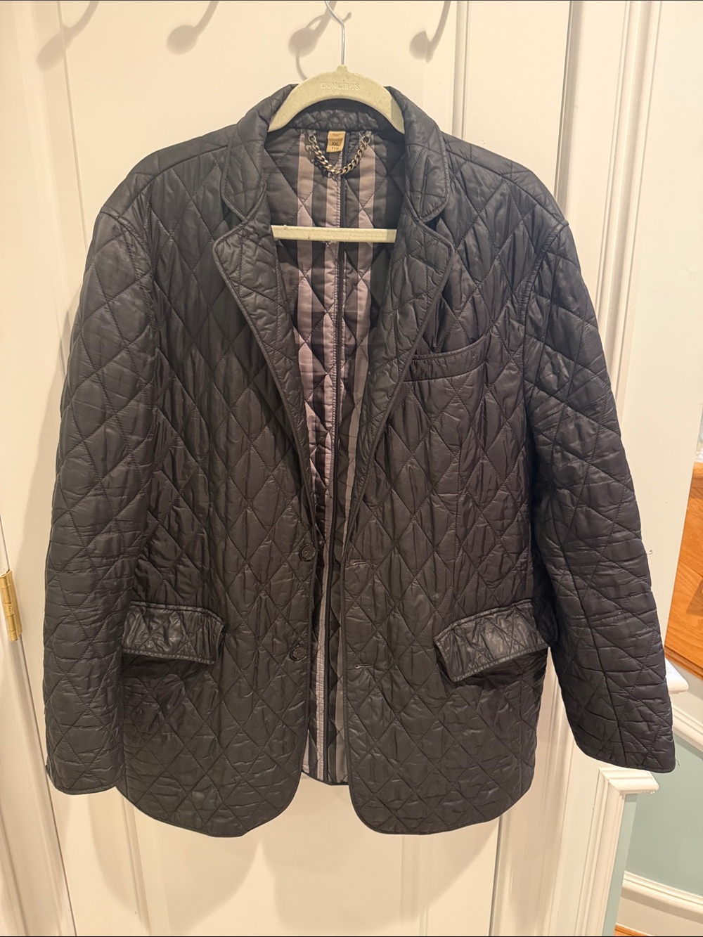 Burberry Black Quilted Lightweight Jacket